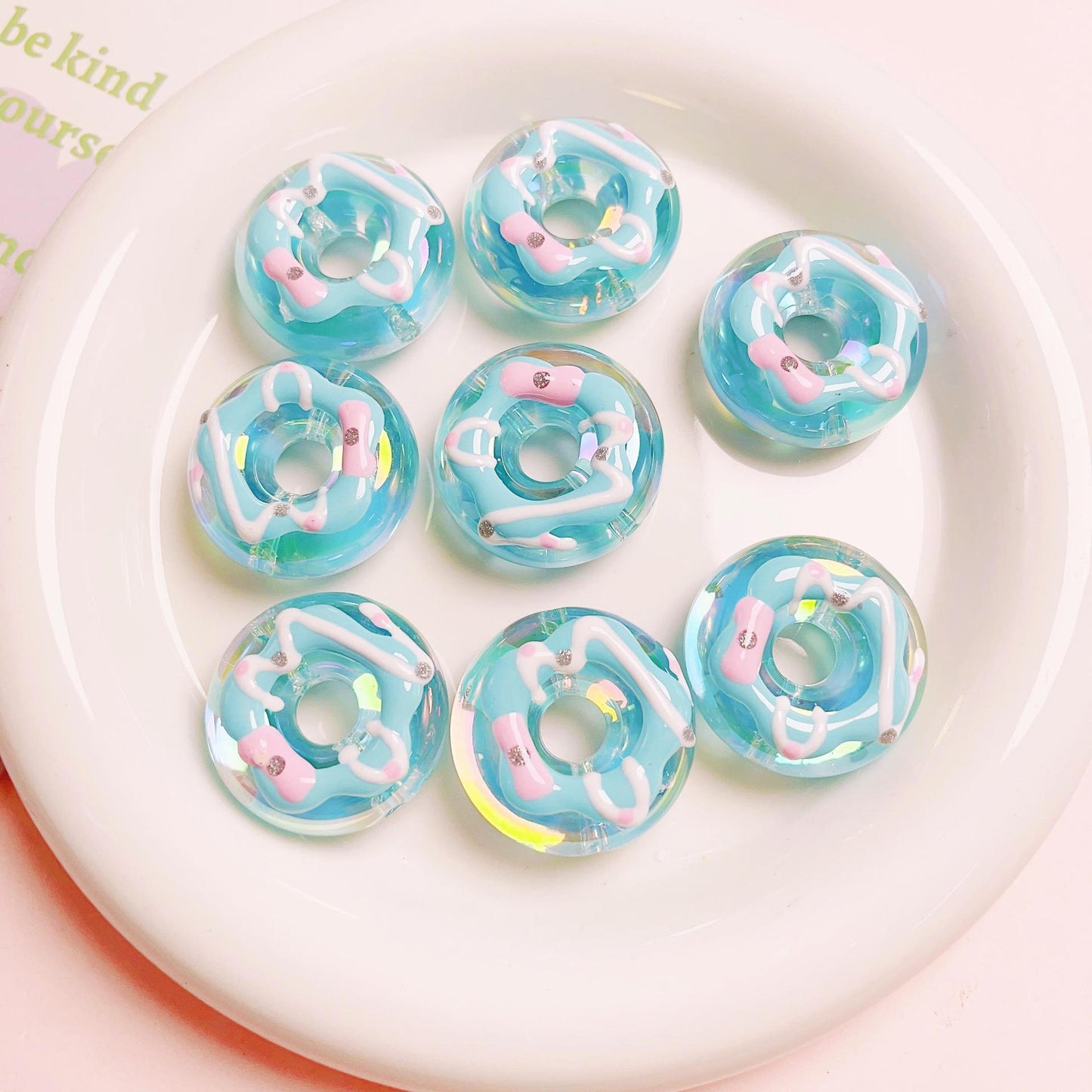 [Beads]Hand-painted donuts