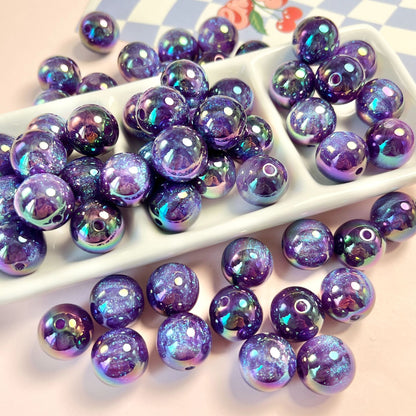 [Beads]16mm UV coated brilliant galaxy