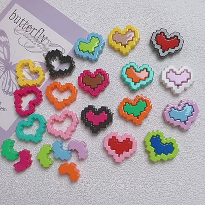 [Beads]Love pixel frame & heart